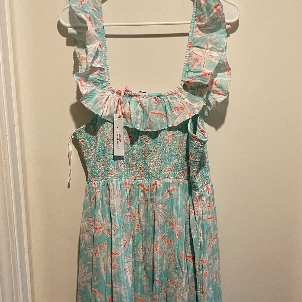 Vineyard Vines smocked midi dress